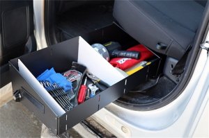Ford SuperDuty Tool Storage Box - Under Seat - Dee Zee - Specialty Under Seat Drawer - `15-`23
